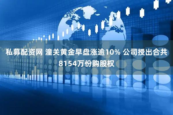 私募配资网 潼关黄金早盘涨逾10% 公司授出合共8154万份购股权