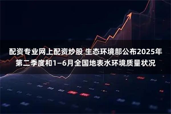 配资专业网上配资炒股 生态环境部公布2025年第二季度和1—6月全国地表水环境质量状况